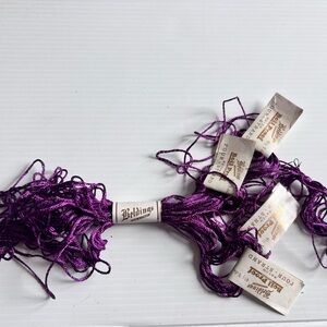 Belding Artful Floss Bundle for Embroidery Vintage Purple Thread